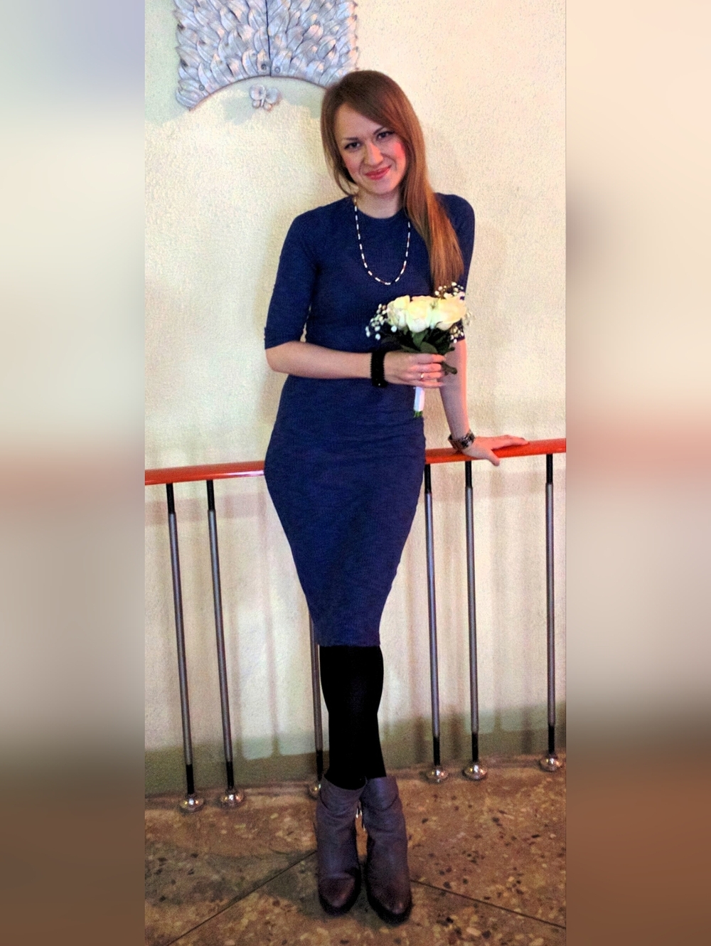 Ribbed Bodycon Midi Sock Dress
